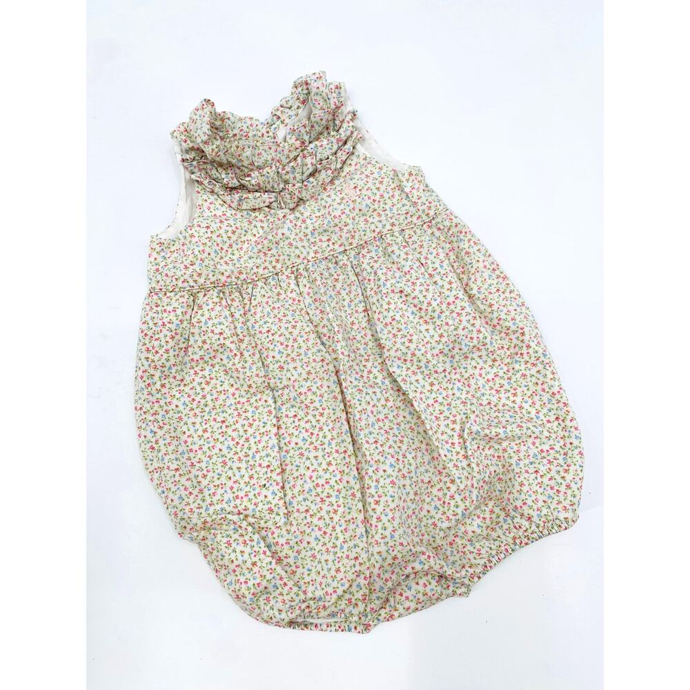 Ralph Lauren dainty floral ruffle bodysuit